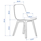 STENSELE / ODGER Table and 2 chairs, anthracite anthracite/anthracite, 70 cm