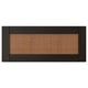 STUDSVIKEN Drawer front, dark brown/woven poplar, 60x26 cm