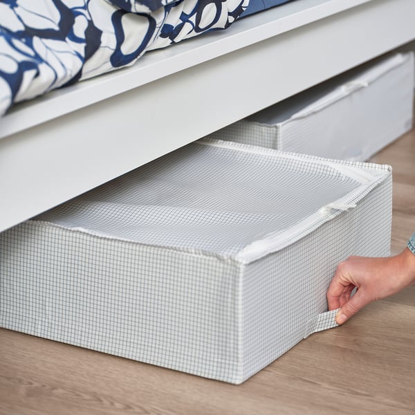 STUK Storage case, white/black, 51x51x18 cm