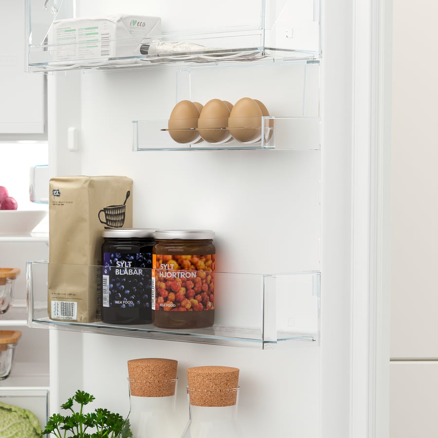 SVALKAS Fridge with freezer compartment, IKEA 300 integrated, 109/14 l