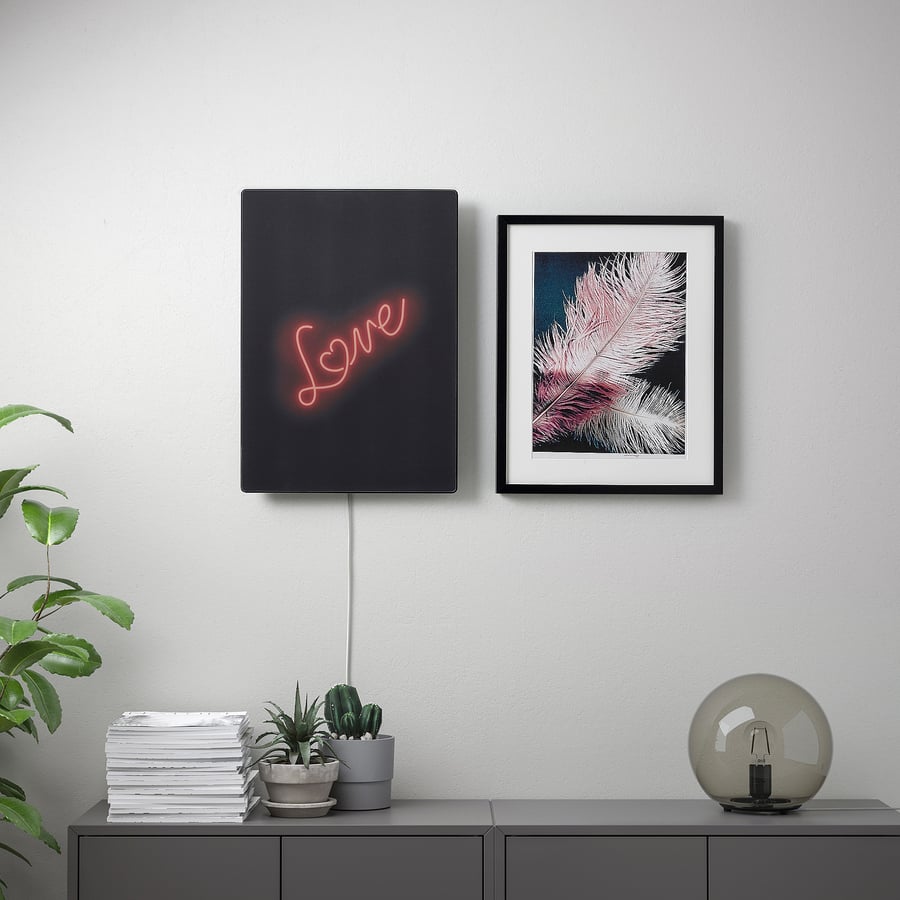 SYMFONISK Panel for picture frame speaker, neon love IKEA Switzerland