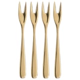 TILLAGD Cake/dessert fork, brass-colour, 13 cm