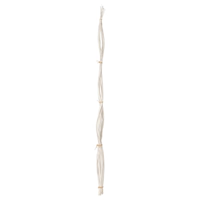 TORKA Dried bouquet, willow/twisted white, 150 cm