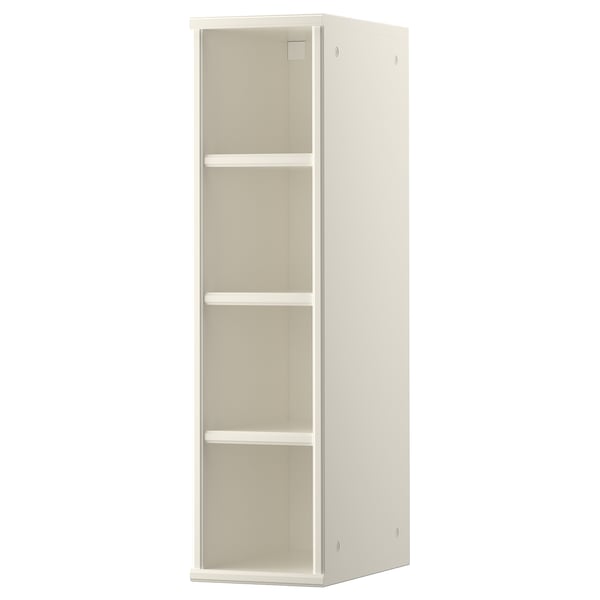 TORNVIKEN Open cabinet, off-white, 20x37x80 cm