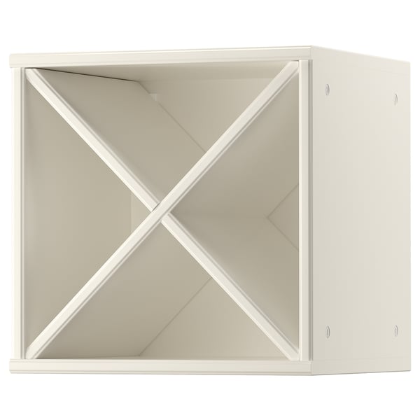 TORNVIKEN Wine shelf, off-white, 40x37x40 cm