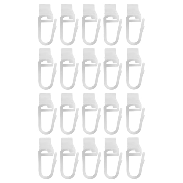 TRÖSTA Glider and hook, cross/maxi white