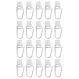 TRÖSTA Glider and hook, cross/maxi white