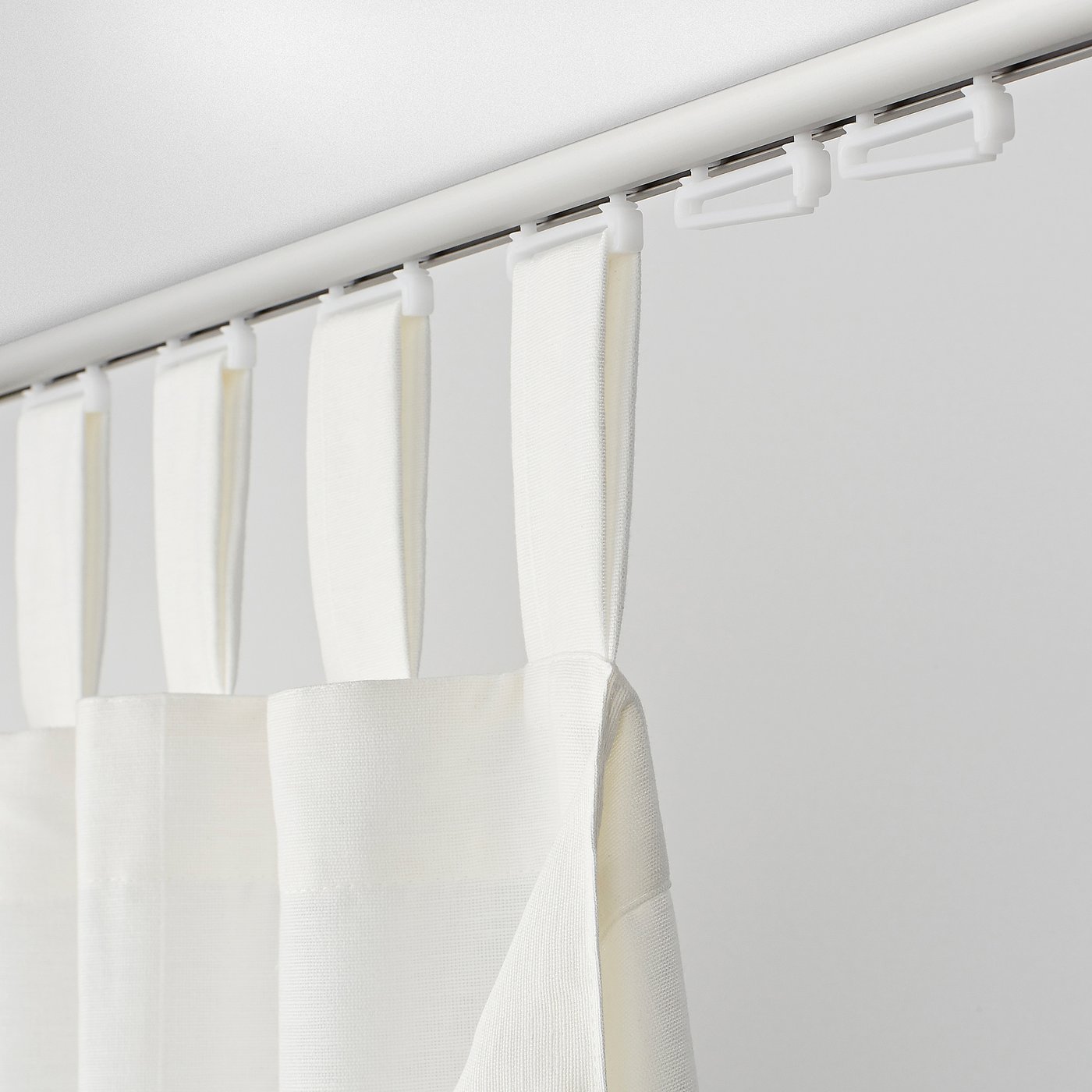TRÖSTA Slider for loop curtain maxi, white IKEA Switzerland