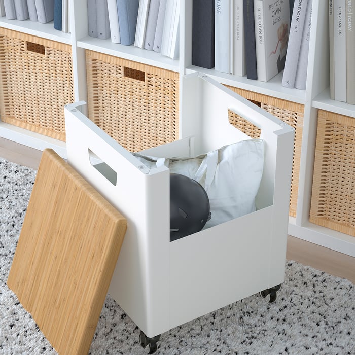 TROTTEN storage unit on castors, white, 35x47 cm IKEA Switzerland