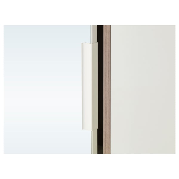 TRYSIL Wardrobe white, mirror glass IKEA