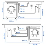 UDDARP Washing machine, IKEA 300, 7 kg