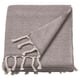 ULLTISTEL Throw, grey/white, 130x170 cm