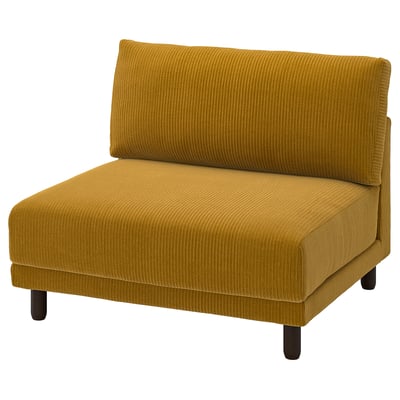 UPPÅKRA 1.5-seat module, Samsala yellow-brown