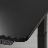 UTMANING Gaming desk sit/stand, electric/black, 160x80 cm