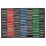 VÄNDPLATS Door mat, multicolour/stripe, 40x60 cm