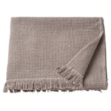 VALLASÅN Bath towel, light grey/brown, 70x140 cm