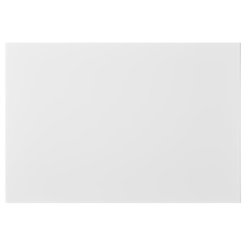 VALVIKEN white door, matt surface, rectangular shape, soft texture.