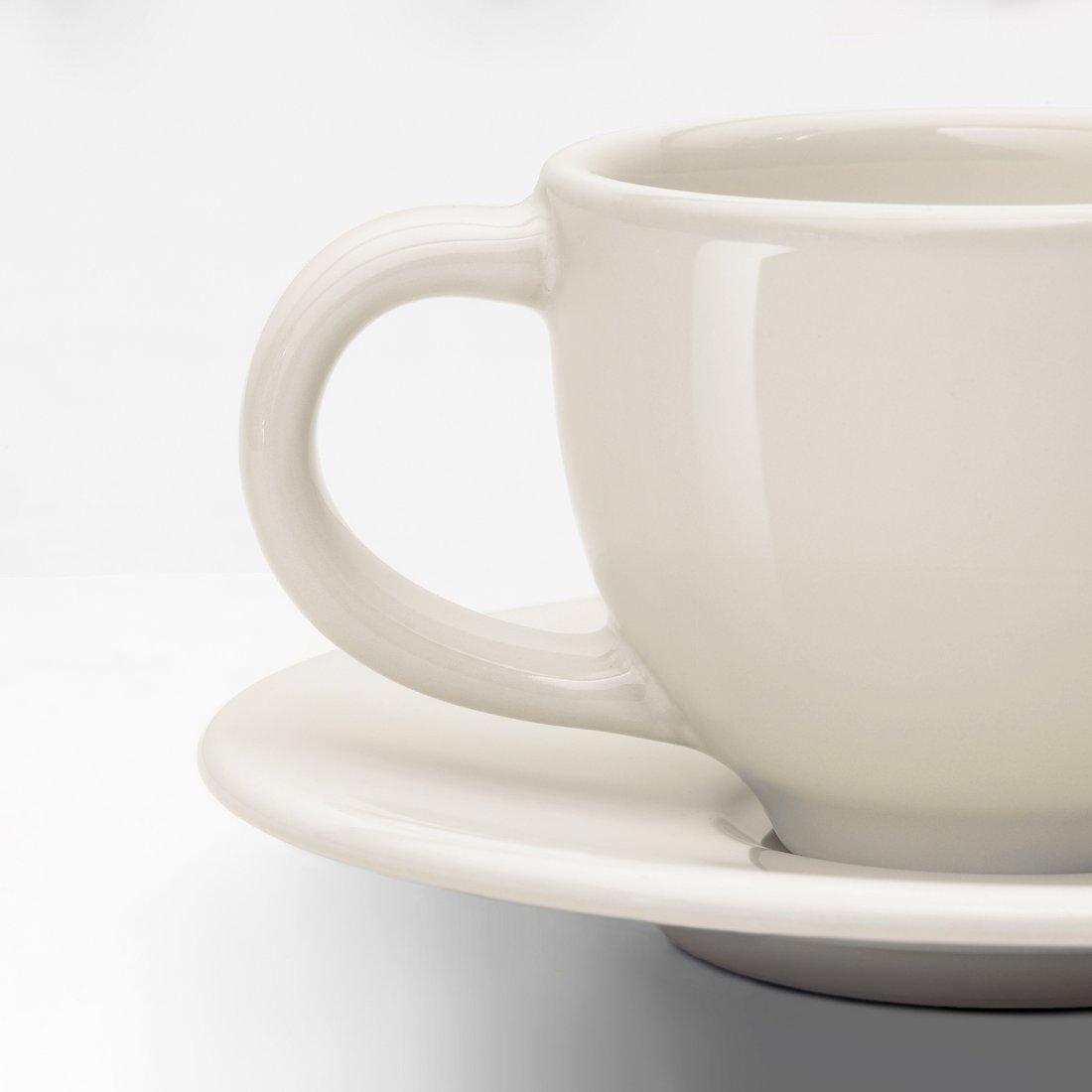 VARDAGEN Espresso cup and saucer, offwhite, 6 cl IKEA Switzerland