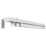 VIDGA Set for panel curtains, wall mounted/white