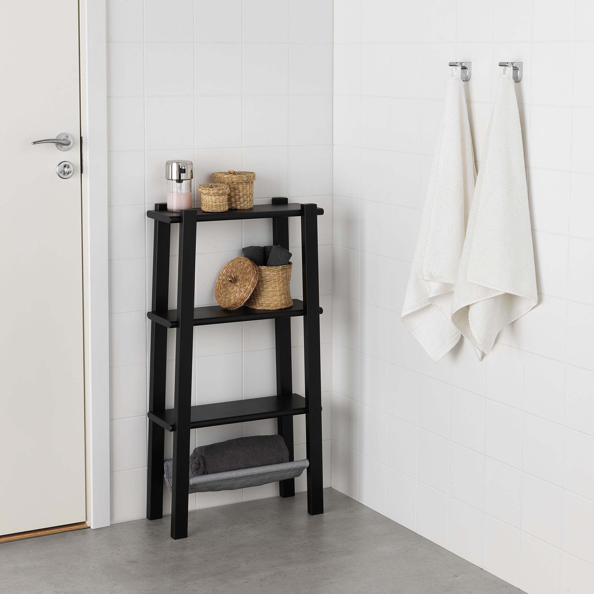 VILTO Shelving unit, black, 47x90 cm IKEA Switzerland