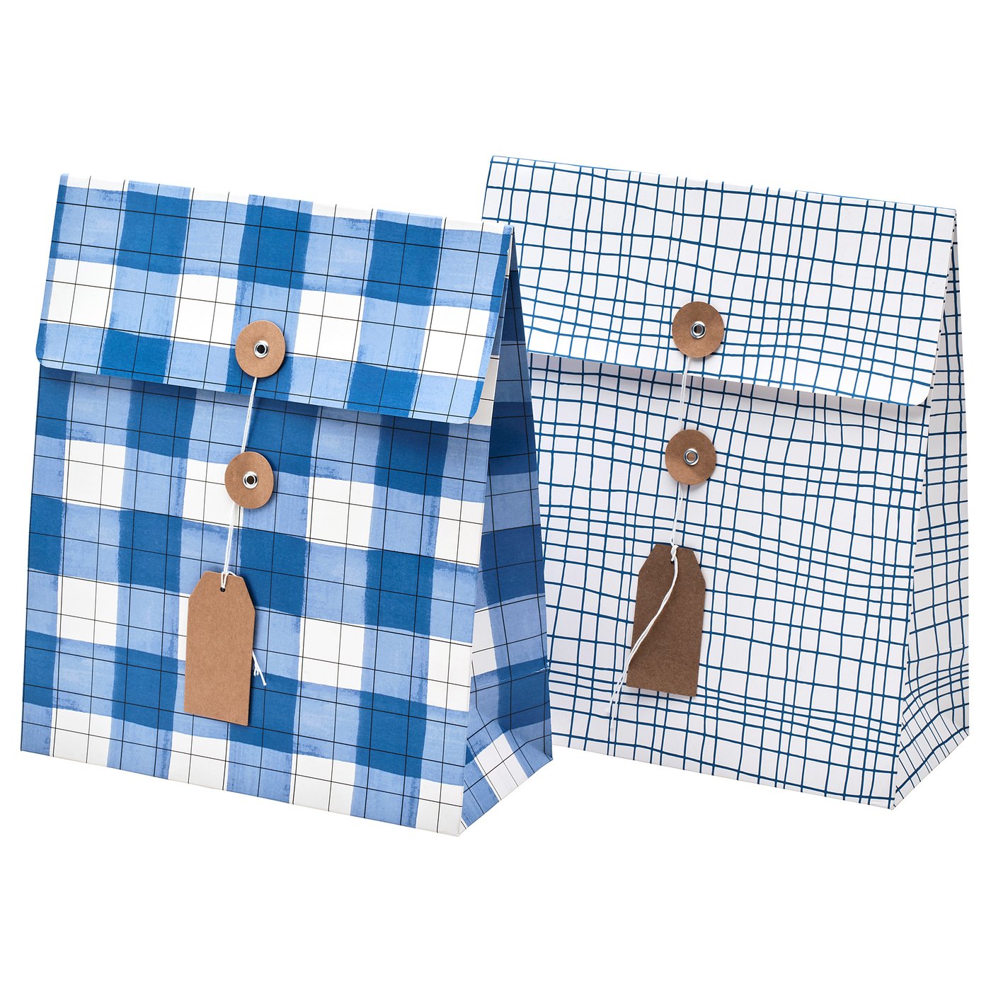 vinter-2019-gift-bag-blue-check-pattern_