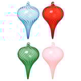 VINTERFINT Tree ornament, bauble glass/mixed colours, 6 cm