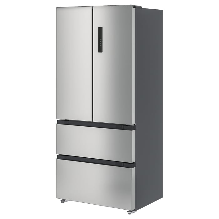 VINTERKALL French door fridge/freezer, IKEA 700 freestanding/stainless