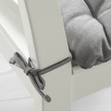 VIPPÄRT Chair pad, dark grey, 38x38x6 cm