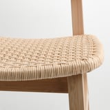 VOXLÖV / VOXLÖV Table and 4 chairs, bamboo/bamboo, 180x90 cm