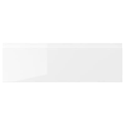 VOXTORP Drawer front, high-gloss white, 60x20 cm