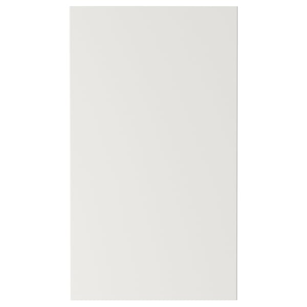 ABBETORP Porte élément bas d'angle, 2pcs, brillant blanc, 30x70 cm