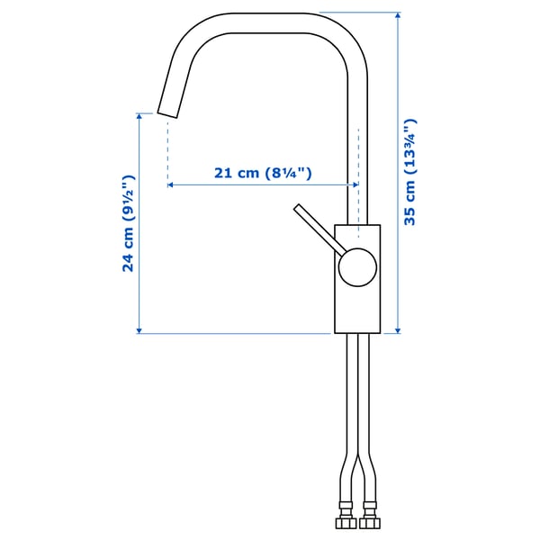 ÄLMAREN Mitigeur, couleur acier inox
