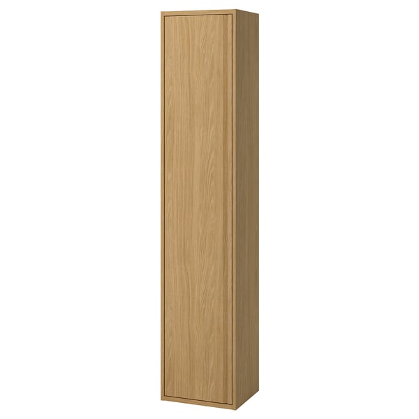 ÄNGSJÖN Colonne avec porte, motif chêne, 40x35x195 cm