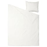 ÄNGSLILJA Housse de couette et 1 taie, blanc, 150x200/50x60 cm