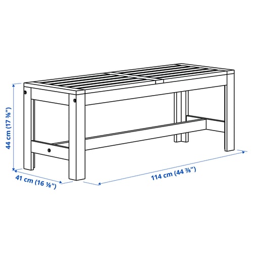 Applaro Banc Exterieur Teinte Brun Ikea Suisse
