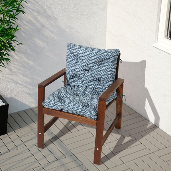 Applaro Table 2 Ch Accoud Banc Exterieur Teinte Brun Ytteron Bleu Ikea Suisse