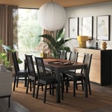 ÅLHULT Chaise, noir/Bomstad noir