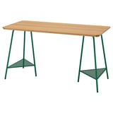 ANFALLARE / TILLSLAG Bureau, bambou/vert, 140x65 cm