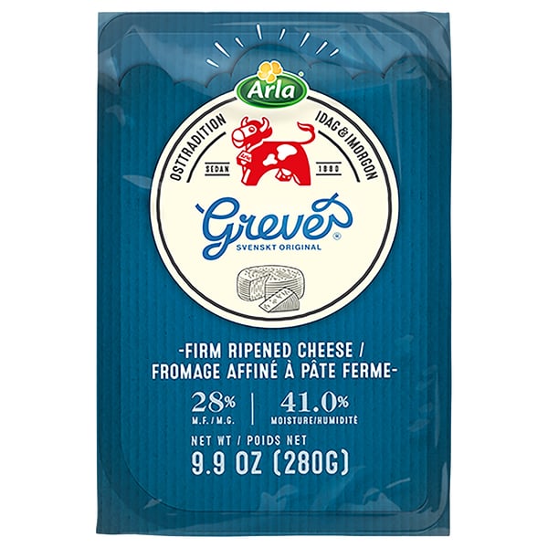 ARLA GREVE Fromage à pâte pressée non cuite, 280 g