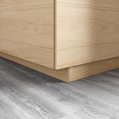 ASKERSUND Plinthe, effet frêne clair, 220x8 cm