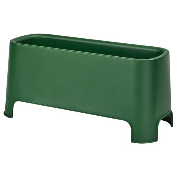 ASPAREN Jardinière, vert extérieur, 89x38 cm