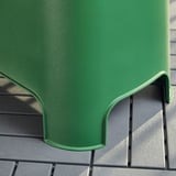 ASPAREN Jardinière, vert extérieur, 89x38 cm