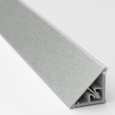 BASKETORP Joint de finition, couleur acier inox/aluminium