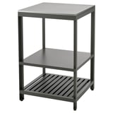 BÅTSKÄR Élément de cuisine ouvert, extérieur/gris foncé, 60x60 cm