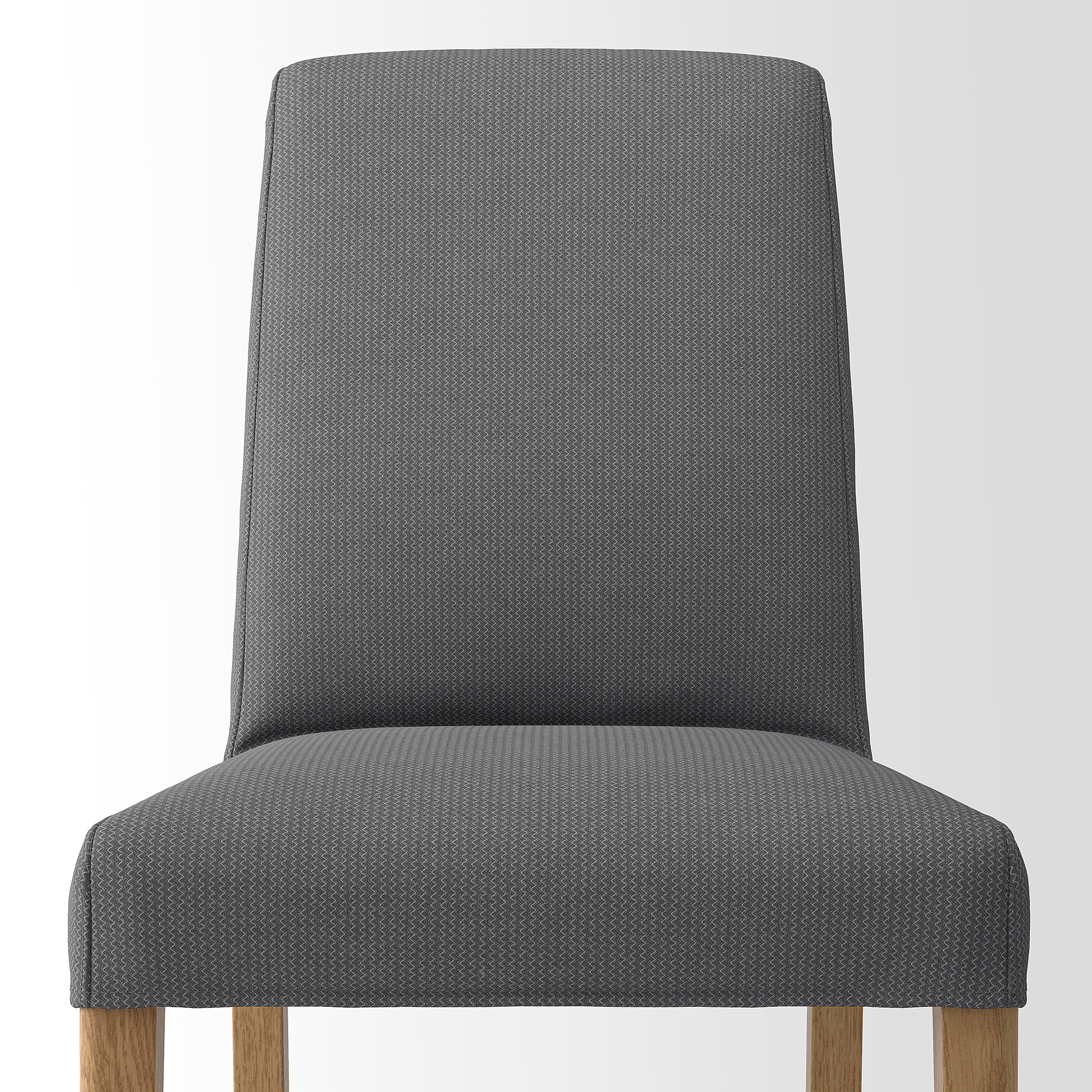 BERGMUND Chaise, motif chêne/Nykvarn gris