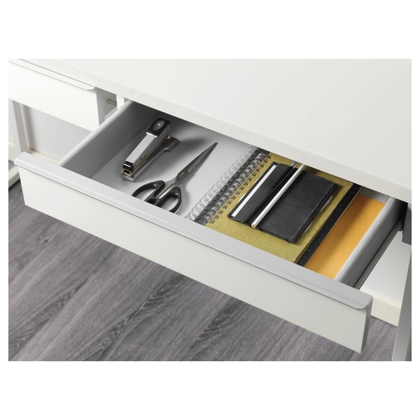 Besta Burs Bureau Brillant Blanc 120x40 Cm Ikea Suisse