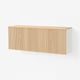BESTÅ Combinaison rangement murale, blanc/Björköviken plaqué chêne, 180x42x66 cm