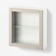 BESTÅ Combinaison rangement murale, blanc/Sindvik gris clair/beige, 60x22x64 cm