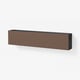 BESTÅ Combinaison rangement murale, brun noir Björköviken/teinté brun plaqué chêne, 180x22x38 cm