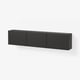BESTÅ Combinaison rangement murale, brun noir/Lappviken brun noir, 180x22x38 cm